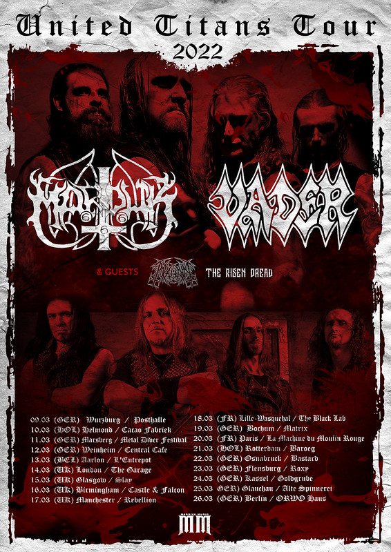 The Risen Dread To Tour With Marduk & Vader!