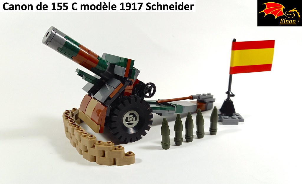 Canon de 155 C modèle 1917 Schneider