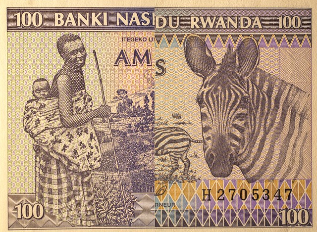Rwanda Banknote back n Front