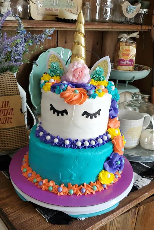 Unicorn Cake by Crystal's Cupcakes