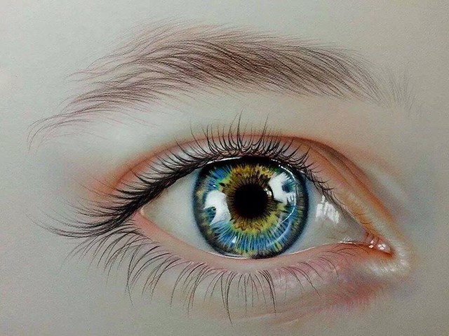Color Pencil Drawing Eye