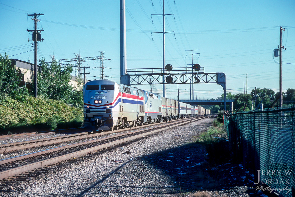 Erie Crossing With Amtrak