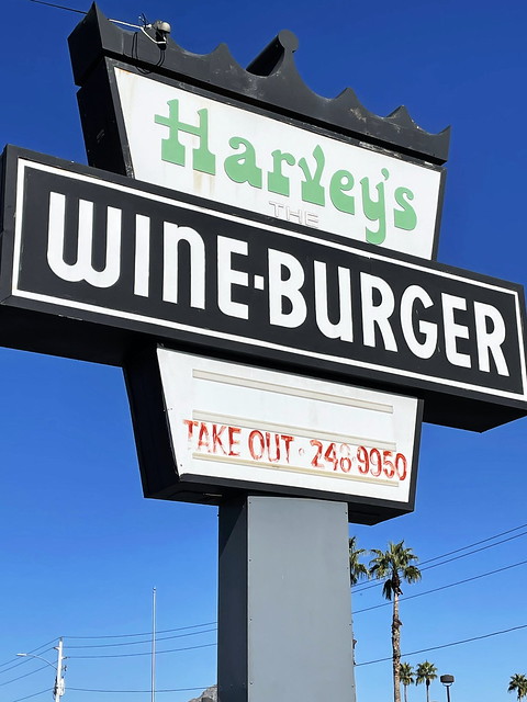Harvey's Wineburger - classic Phoenix restaurant sign