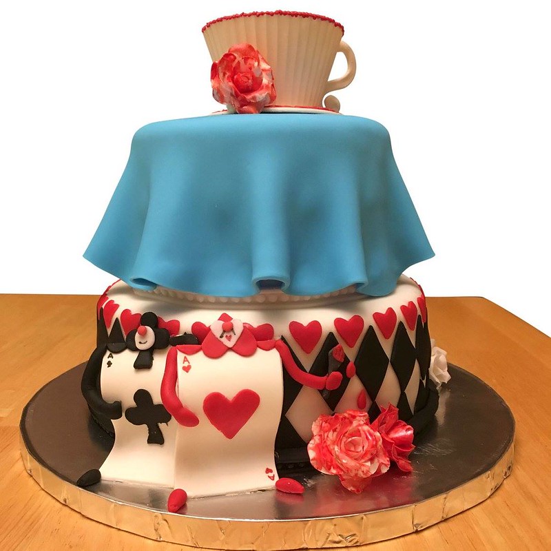 Alice in Wonderland Cake by Laura Joy Bakery