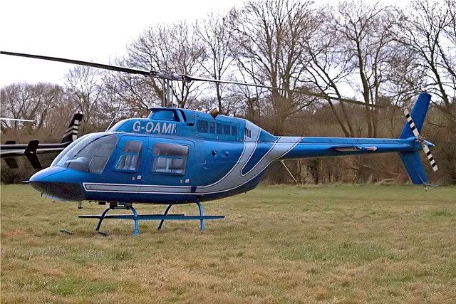 G-OAMI   Bell 206B Jet Ranger II [464] Cheltenham Racecourse~G 12/03/2009