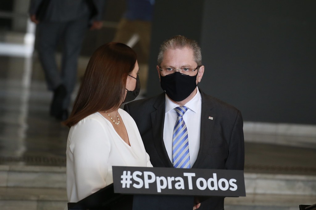 Coletiva de imprensa do Governo de São Paulo