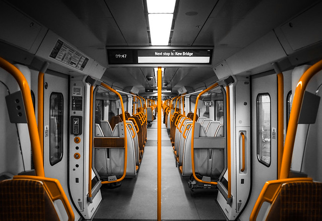 Orange Line by Simon Hadleigh-Sparks
