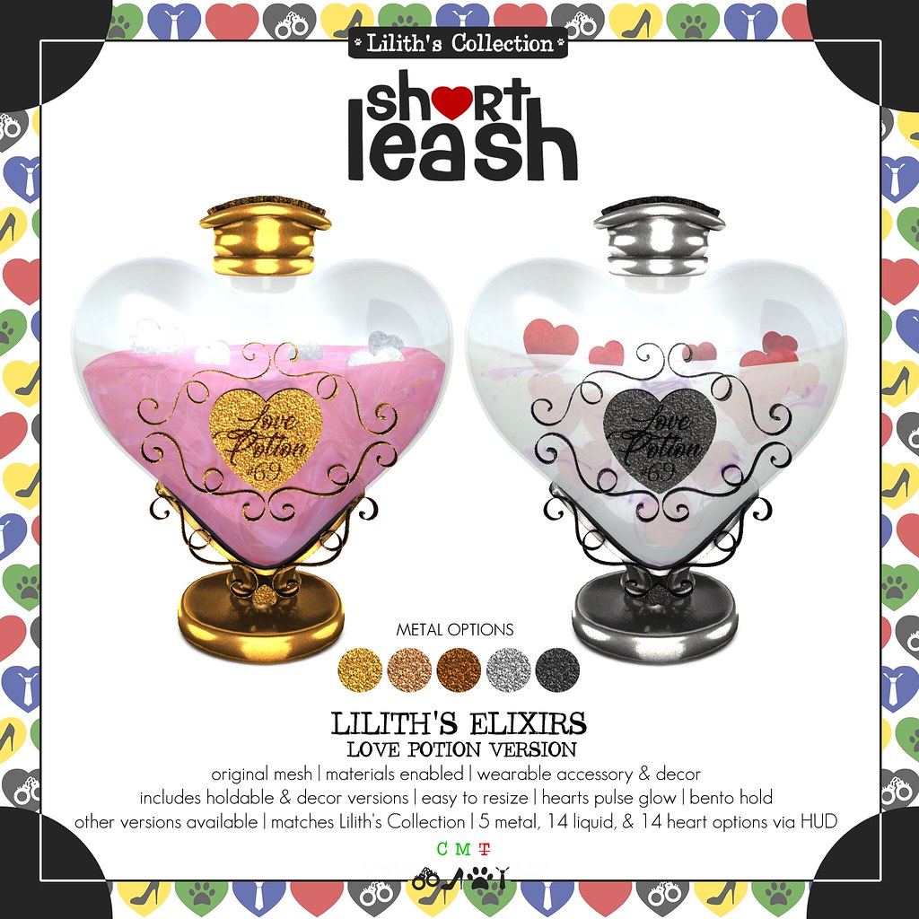 .:Short Leash:. Lilith's Elixirs – Love Potion Edition.