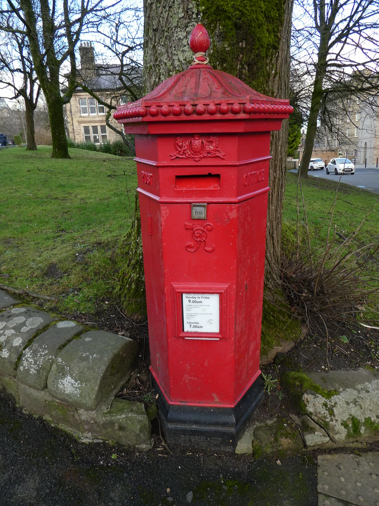An original Penfold pillar box in Buxton