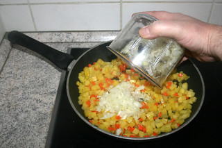 10 - Add onion / Zwiebel addieren
