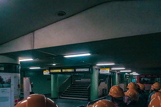 U-Bahn-Tunnel-Tour: Im Bahnhof Birkenstraße