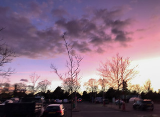 Watford winter sunset
