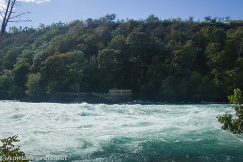 Can you see the Whitewater Walk across the river in the shadows?  Whirlpool State Park, New York