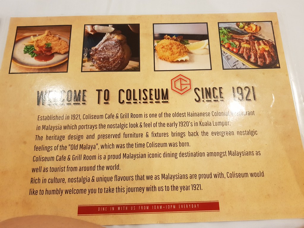 @ Coliseum Cafe in 谷中城美佳廣場 Mid Valley Mega Mall Megamall, KL