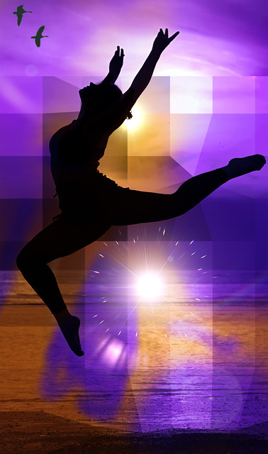 Athletic Dance Move - Abstract Art - (Color-HQ)