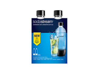 2 Bottiglie 1 Litro universali riutilizzabili gasatore d'acqua Sodastream
