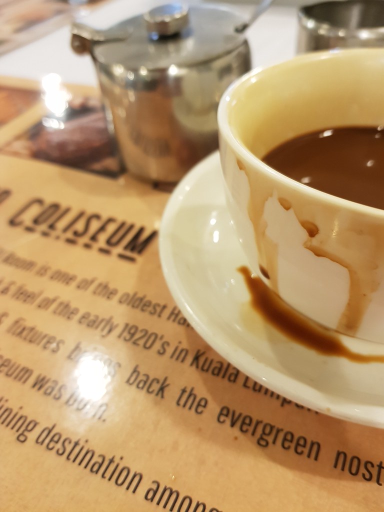 海南咖啡 Hainanese Coffee rm$4.90 @ Coliseum Cafe in 谷中城美佳廣場 Mid Valley Mega Mall Megamall, KL