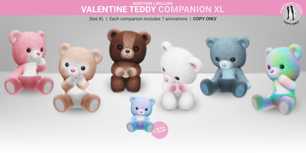 SEmotion Libellune Valentine Teddy XL Companion