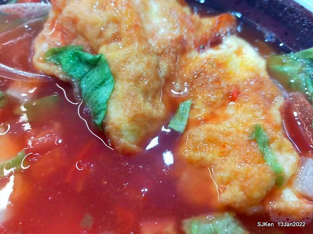 「老北投」芝山店(Tomato egg noodle & light dishes store), Taipei, Taiwan, SJKen, Jan 13, 2022..