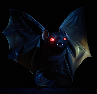 The animatronic bat in DOTV