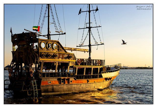 Black Pearl-Waiting at Dubai Harbour-UAE
