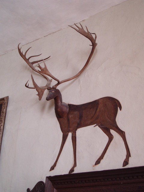 Half-Painted Stag, Chastleton House