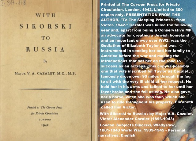 victor cazalet with Sikorski to Russia 300 edition 1943