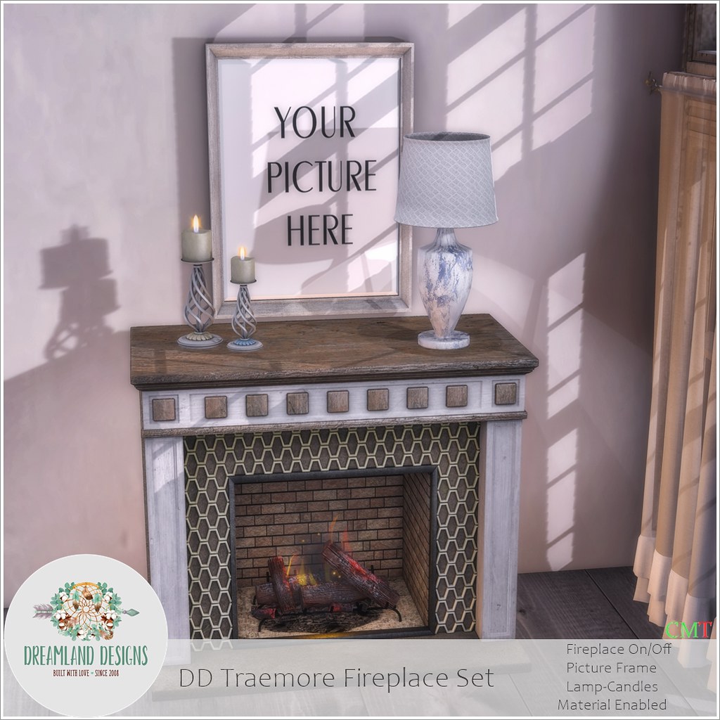 DD Traemore Fireplace Set AD