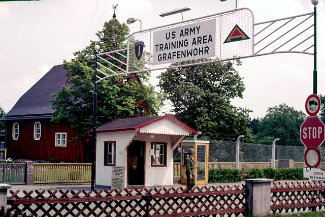 US Army Training Area, Grafenwohr Germany, Circa 1975