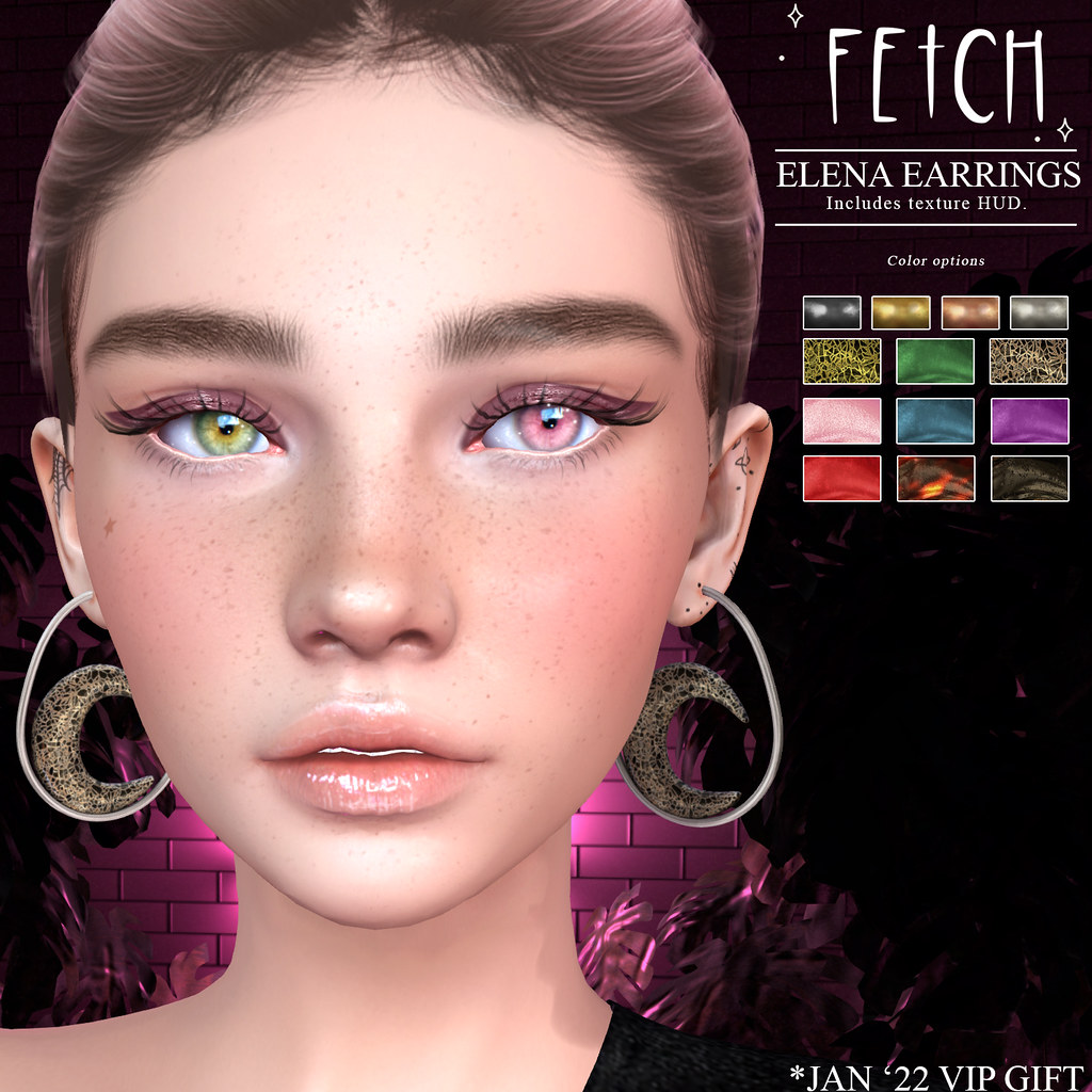 [Fetch] Elena Earrings - Jan '22 VIP GIFT