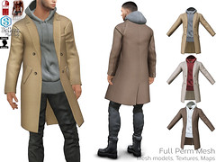 https://marketplace.secondlife.com/p/Full-Perm-Mesh-Mens-Trench-Coat-With-Hoodie/23215135
