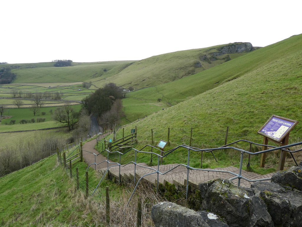 Footpath leading to the entrance to Treak Cliff Cavern, Castleton