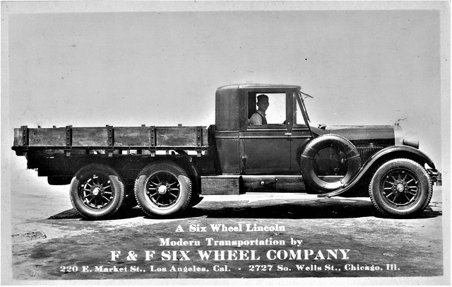 1929 F&F Lincoln Six-Wheel Flatbed Truck
