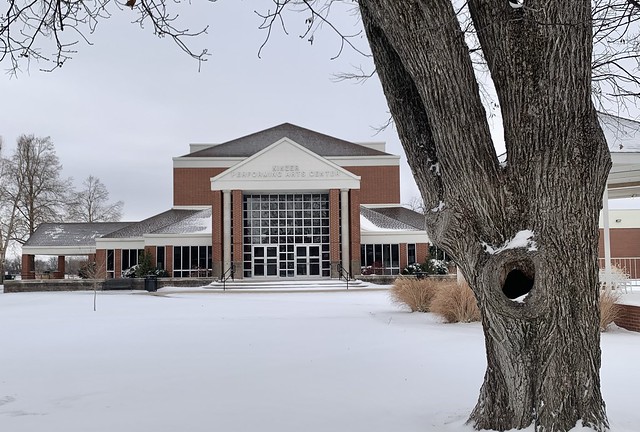 Winter at Northern Oklahoma College, Kinzer Performing Arts Center