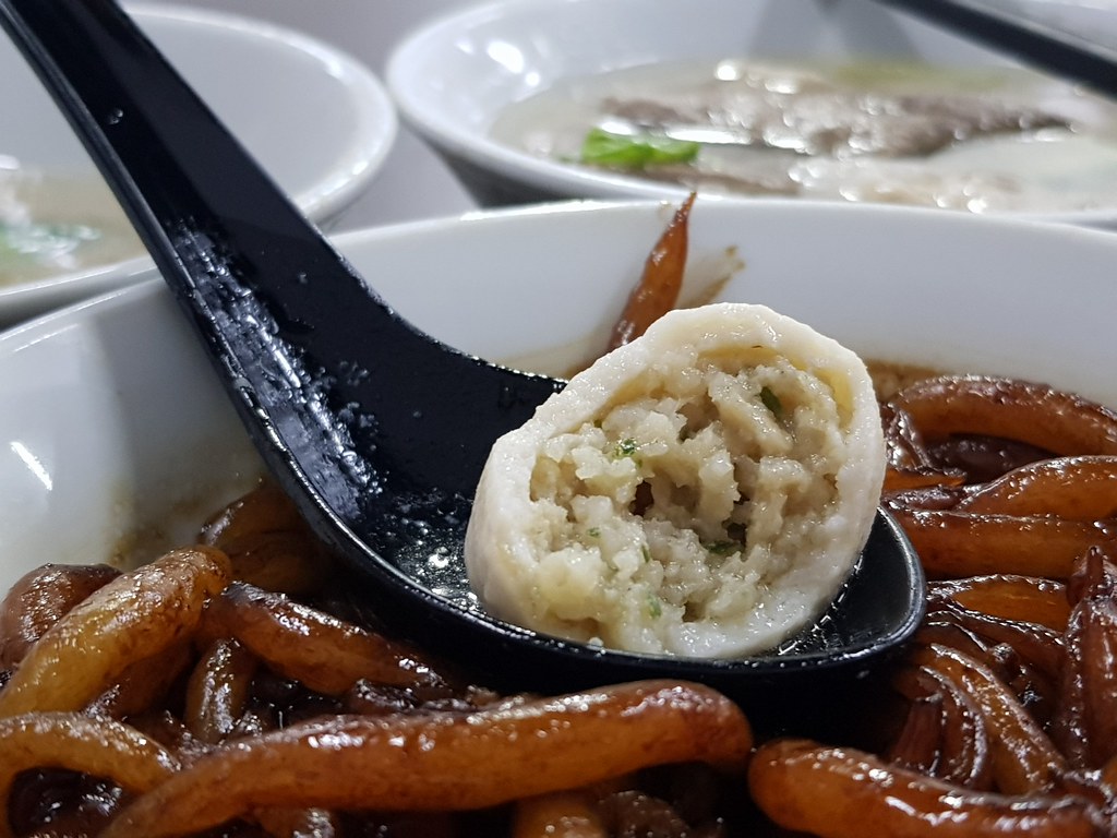 沙巴豬肉份 Sabah Pork Noodle rm$10.90 & 福州魚蛋 Fu Zhou Fish Ball rm$6.90 @ 鼎香生肉麵 Ding Xiang Sang Nyuk Noodles SS15