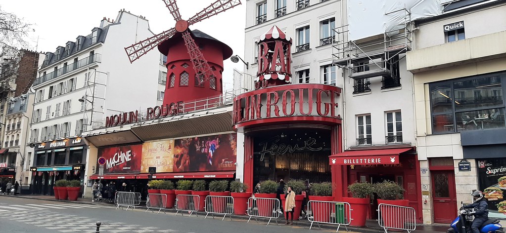 Moulin Rouge, Paris, 29 enero 2022