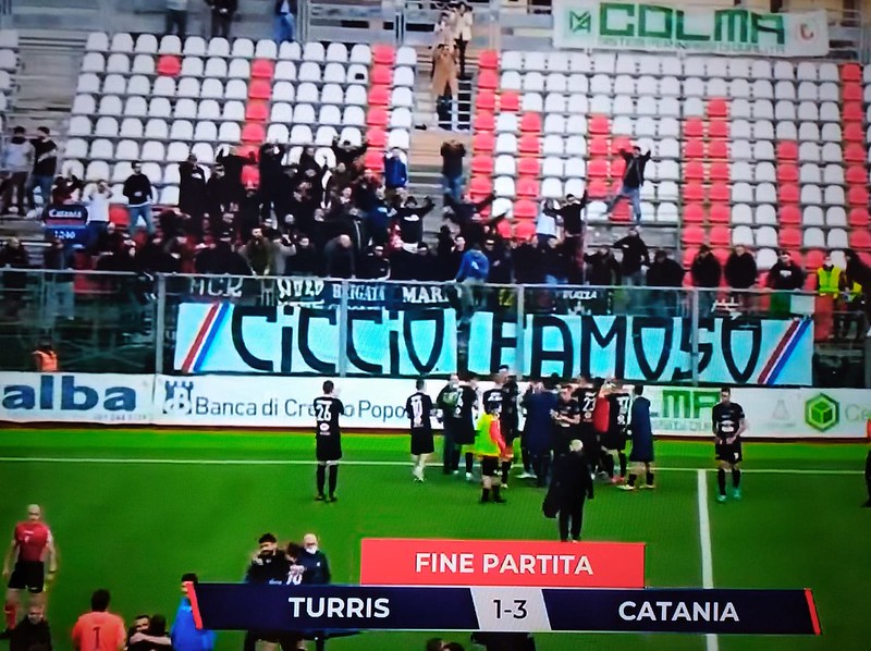 Turris-Catania 1-3: vittoria di personalità, ritorna il sorriso