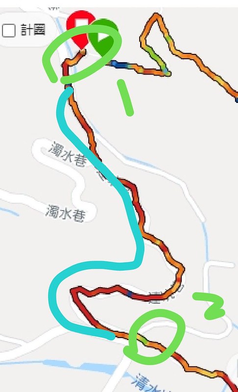 大坑一號登山步道│圓形枕木步道的直上直下陡坡挺考驗腿力，途中有體能訓練場可遛小孩，在大坑步道中算是挑戰等級喔 @強生與小吠的Hyper人蔘~