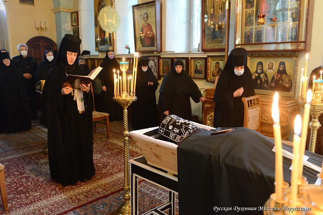 7 февраля 2022, В Горненском монастыре состоялось отпевание игумении Георгии (Щукиной)
