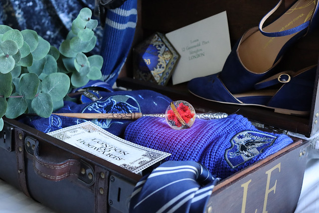 A Ravenclaw student’s trunk