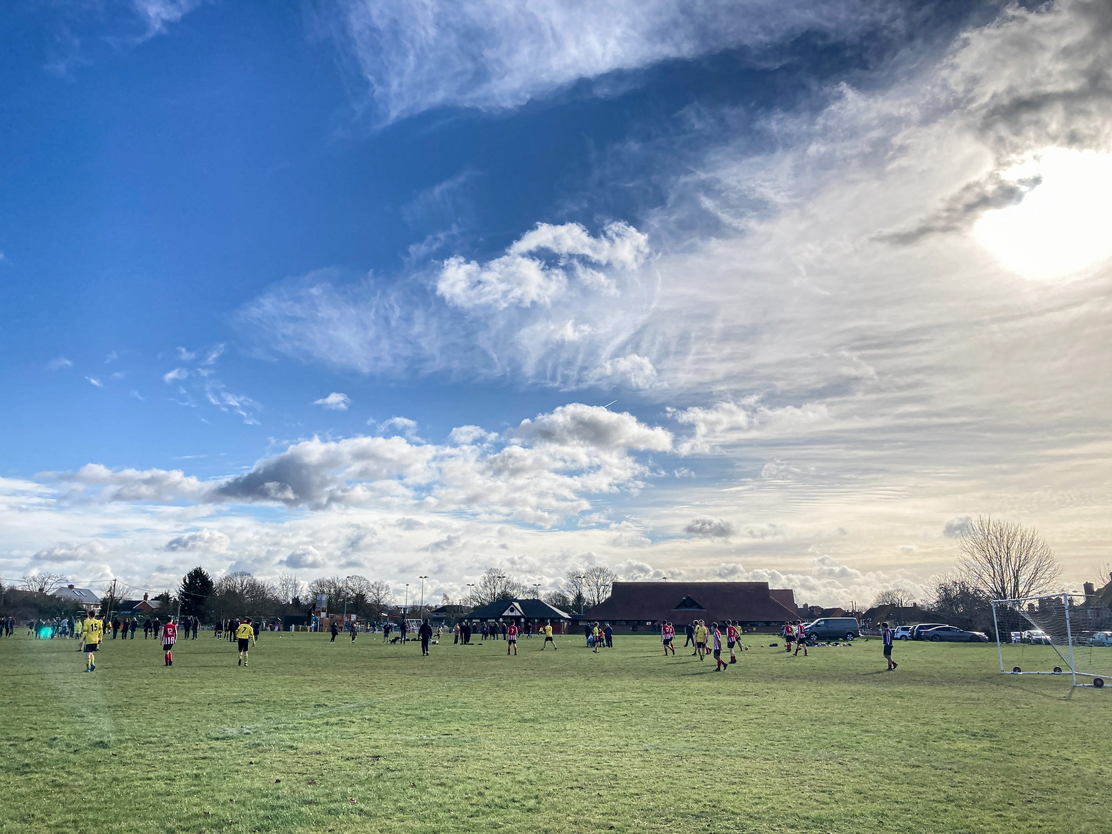 Cup match winter skies