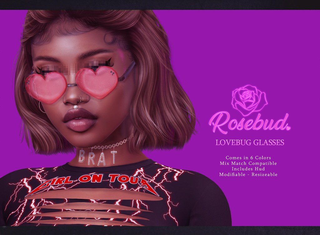 [Rosebud.] Lovebug Glasses