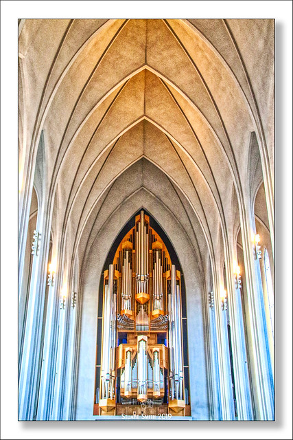 Cathedral Organ, Hallgrímskirkja, Hallgrímstorg, Reykjavik, Iceland