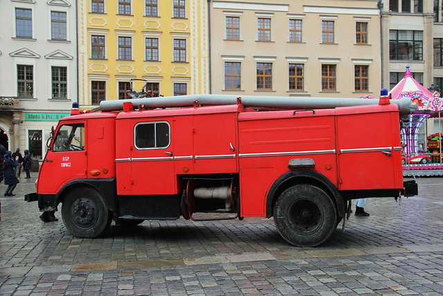 Star 25 / Jelcz fire truck , 30th WOŚP Final , Wrocław 30.01.2022
