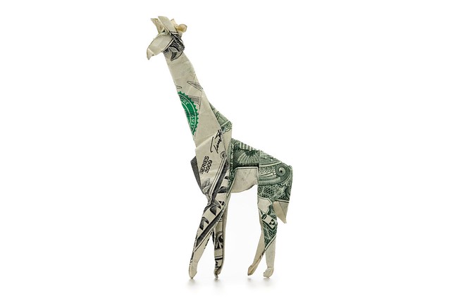Dollar Giraffe - John Montroll