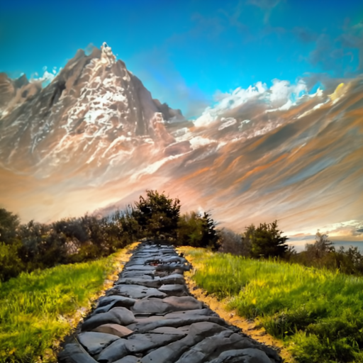 'a mountain path by Stephen Pace' Princess Generator