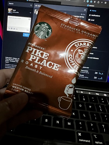 Starbucks Origami Drip coffee