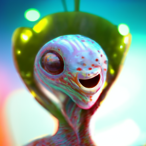 'a happy alien by James Jarvaise' Princess Generator