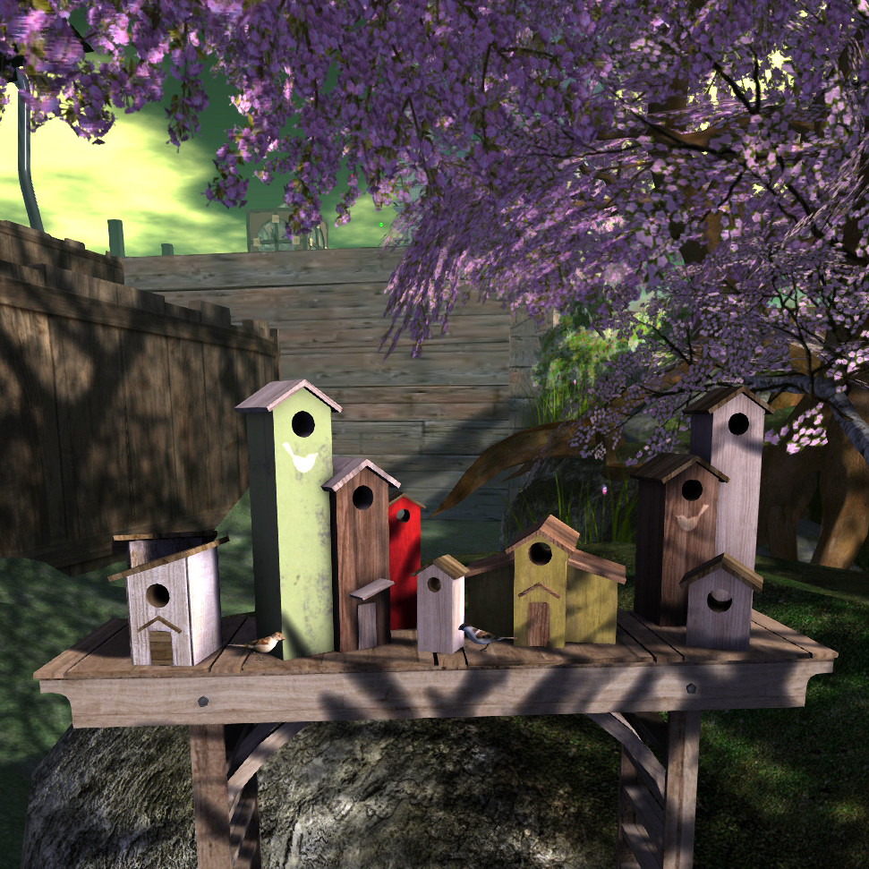 Bird Houses at Dim Sum Gardens