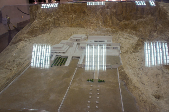 A model for the original Hatshepsut Mortuary temple in Deir El-Bahry